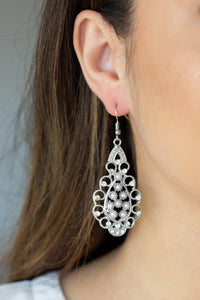 Sprinkle On The Sparkle White Earrings - Jewelry by Bretta - Jewelry by Bretta