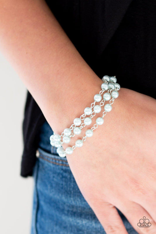 Paparazzi Accessories-Stage Name - Blue Bracelets