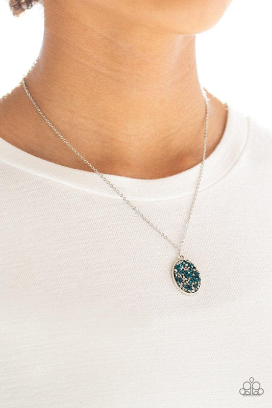 Paparazzi Accessories-Star-Crossed Stargazer - Blue Necklace