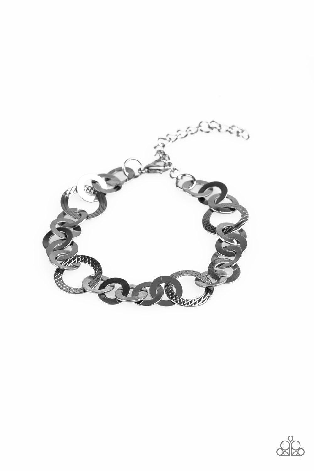 Paparazzi Accessories-Modern Movement - Black Bracelet