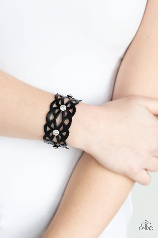 Runaway Radiance Black Bracelet - Jewelry by Bretta