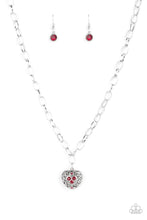 Paparazzi Accessories-No Love Lost - Red Necklace