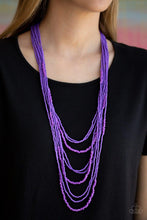 Paparazzi Accessories-Totally Tonga - Purple Necklace