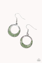 Paparazzi Accessories-Socialite Luster - Green Earrings