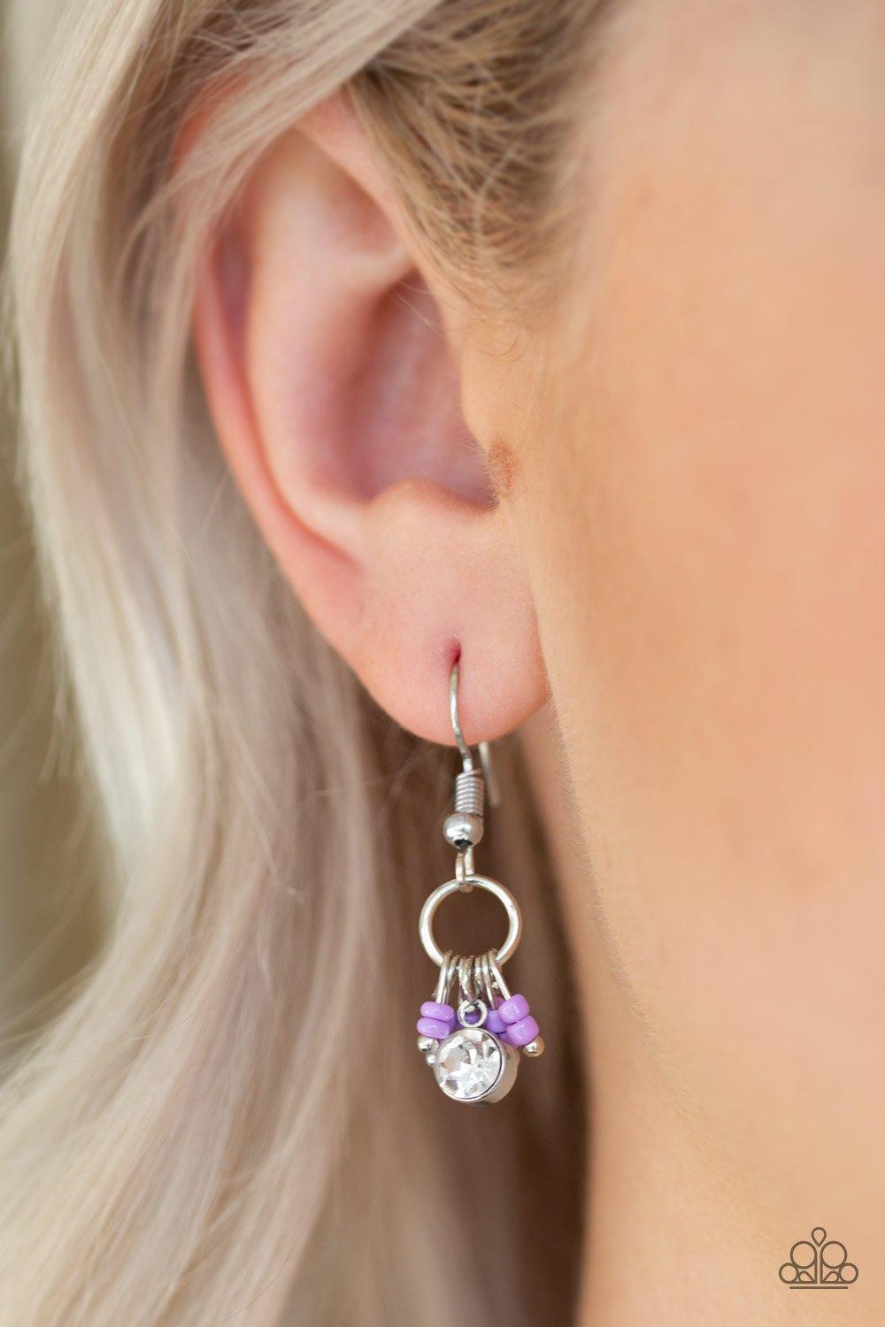 Twinkling Trinkets Purple Earrings - Jewelry by Bretta