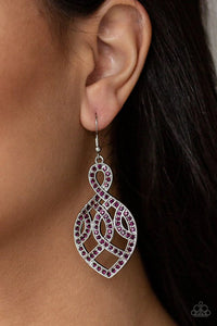 A Grand Statement Purple Earrings - Jewelry by Bretta