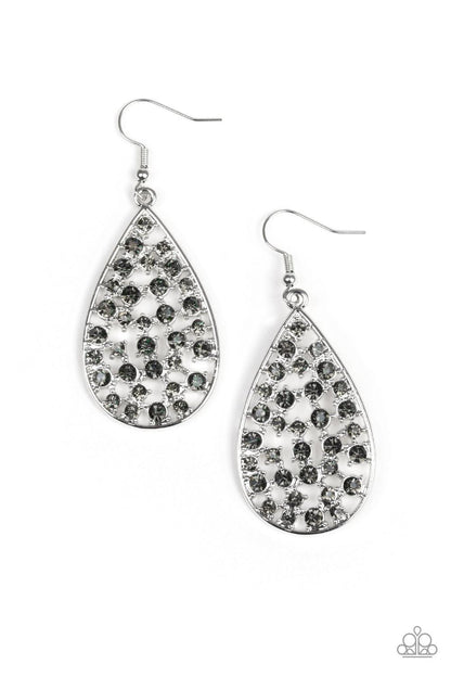 Paparazzi Accessories-Call Me Ms. Universe - Silver Earrings