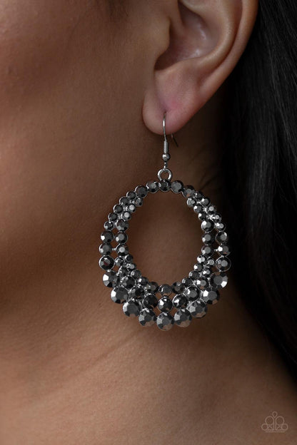 Paparazzi Accessories - Universal Shimmer - Silver Earrings 