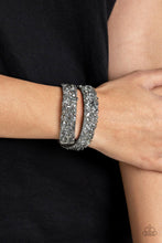 Paparazzi Accessories-CRUSH To Conclusions - Silver Wrap Bracelet
