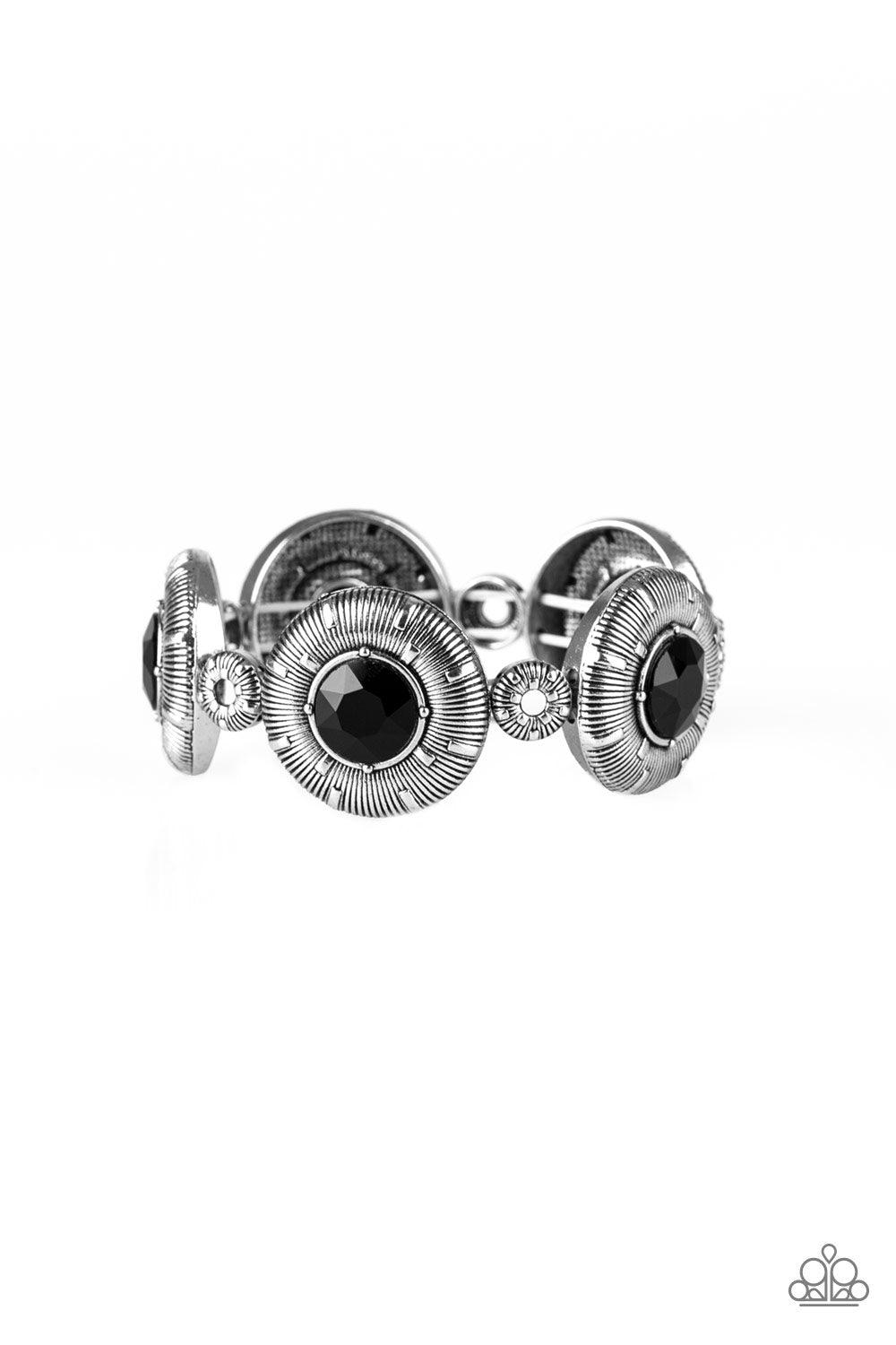 Paparazzi Accessories-Original Opulence - Black Bracelet
