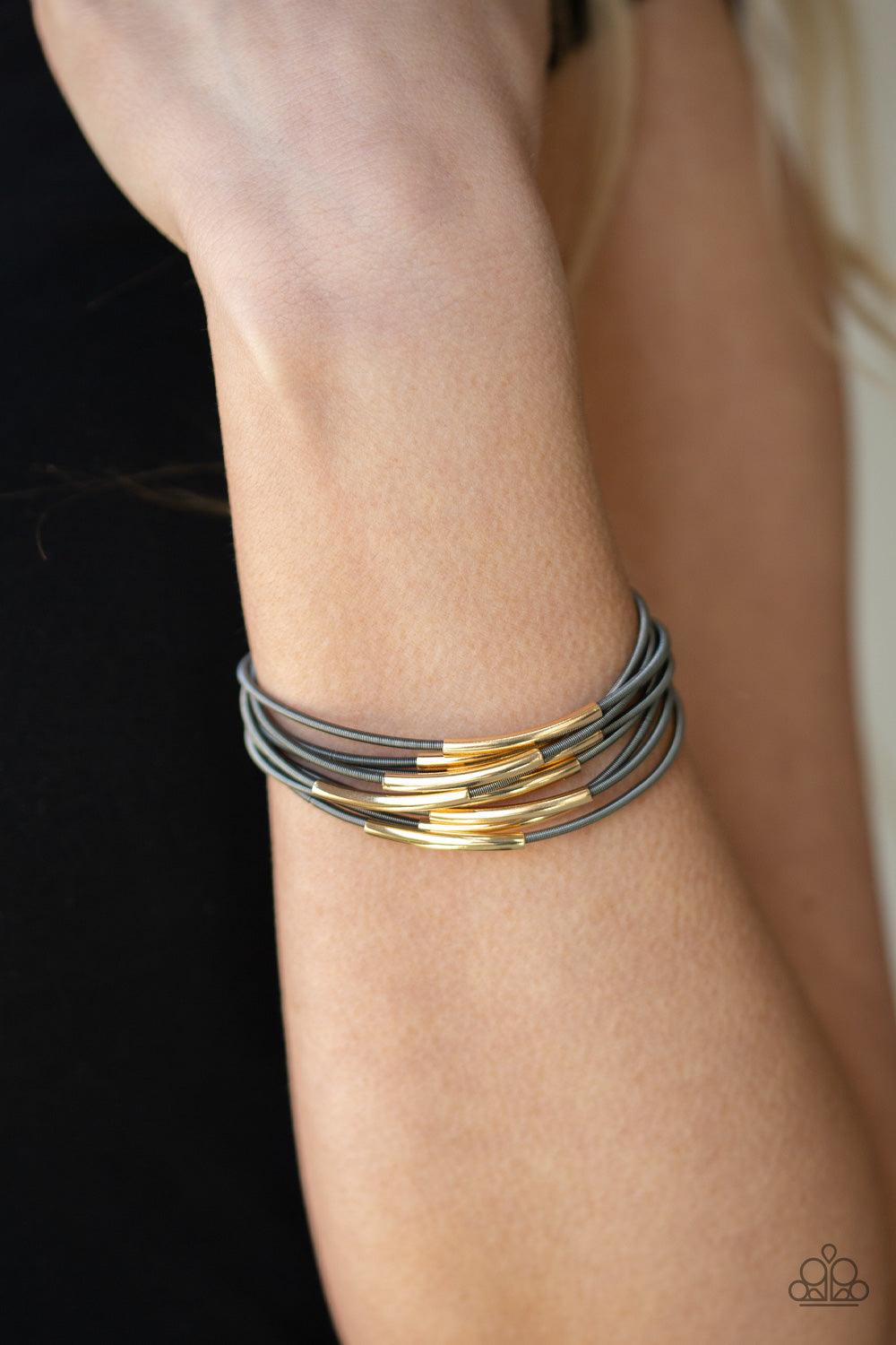Molten Mogul Green Bracelet - Jewelry by Bretta