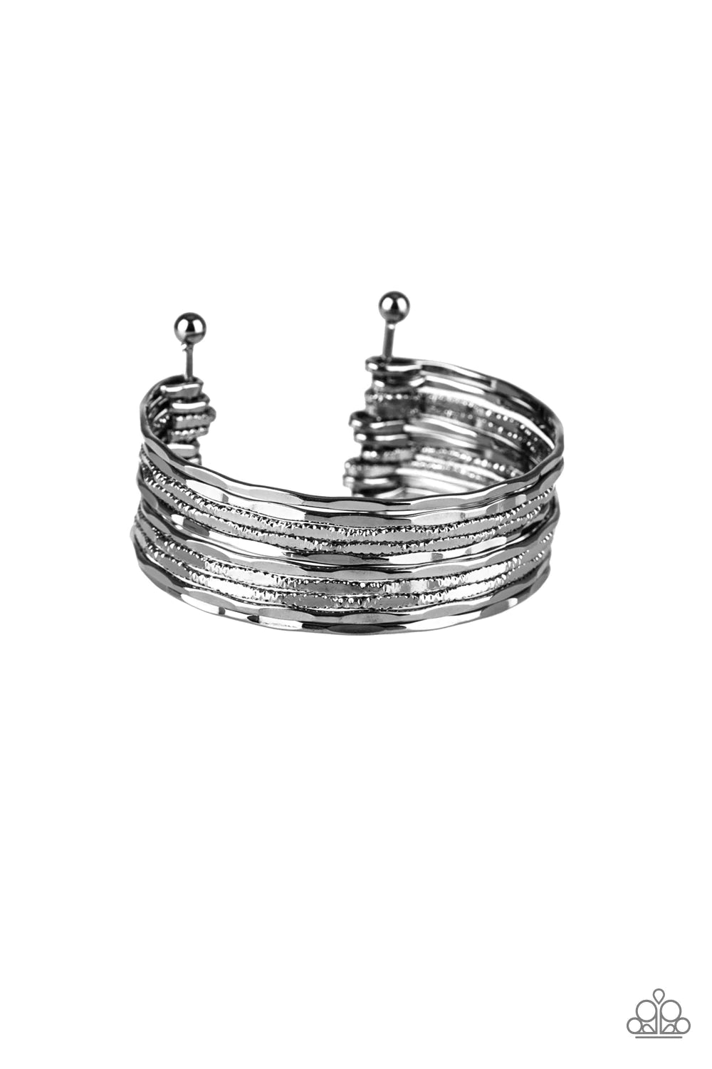 Sleek Shimmer Black Bracelet - Jewelry by Bretta