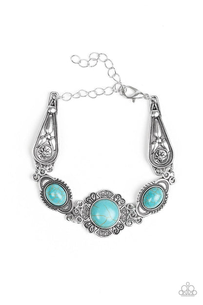 Paparazzi Accessories-Serenely Southern - Blue Bracelet