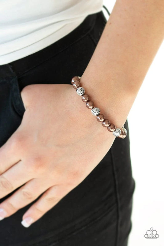 Poised For Perfection Brown Bracelet - Jewelry by Bretta