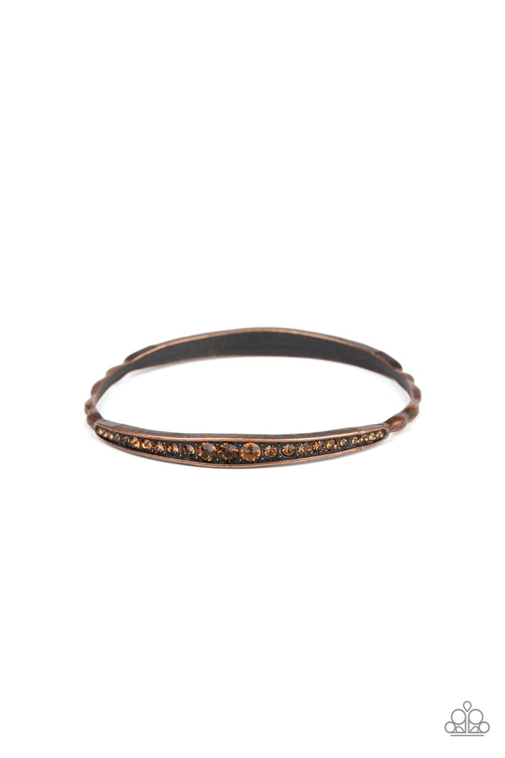 Woven Copper Unisex Tangled Wave Bracelet buy