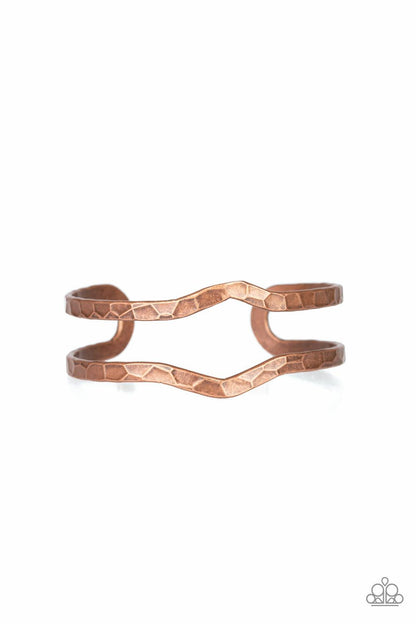 Paparazzi Accessories-Highland Heiress - Copper Cuff Bracelet