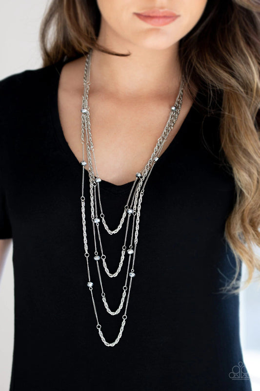 Open For Opulence Silver Necklace - Jewelry by Bretta - Jewelry by Bretta