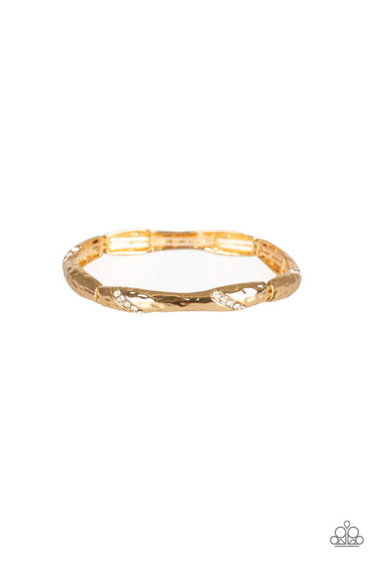 Watch Out For Ice Gold Bracelet - Jewelry by Bretta