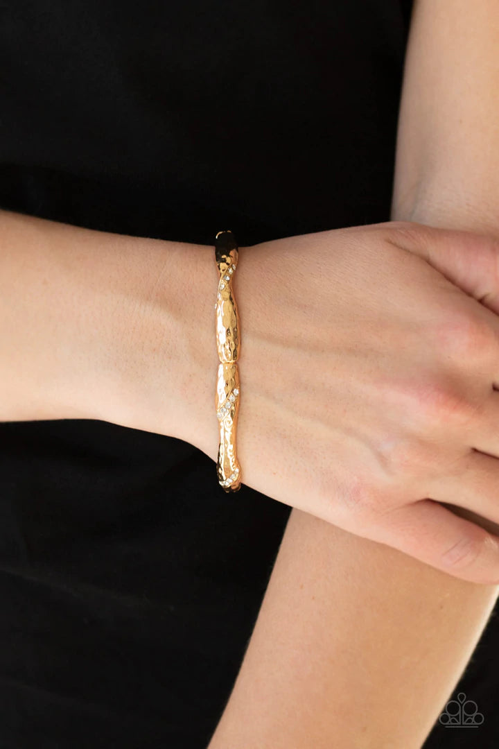 Molten Mogul Green Bracelet - Jewelry by Bretta