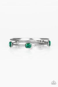 City Slicker Sleek Green Bracelets - Jewelry by Bretta