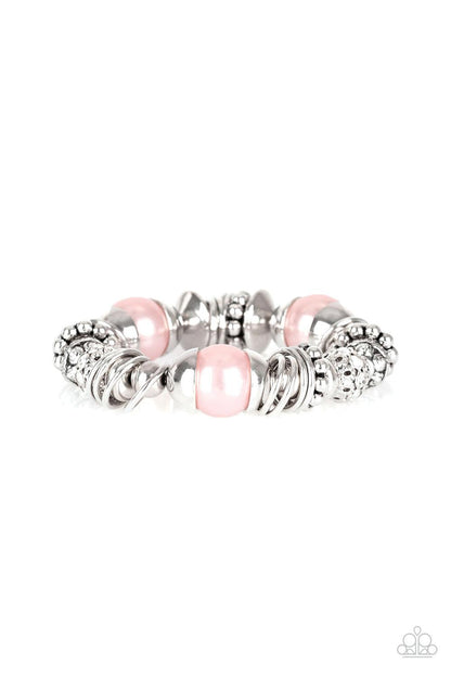 Paparazzi Accessories-Uptown Tease - Pink Bracelets