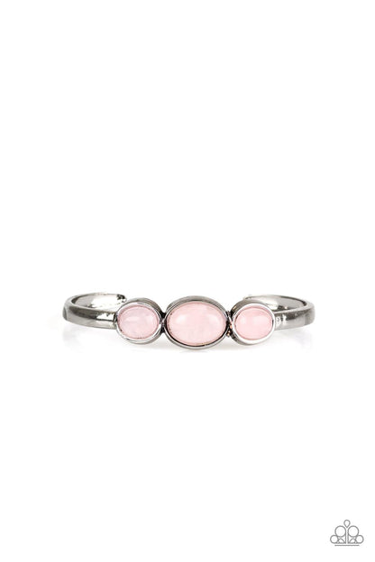 Paparazzi Accessories-ROAM Rules - Pink Cuff Bracelet