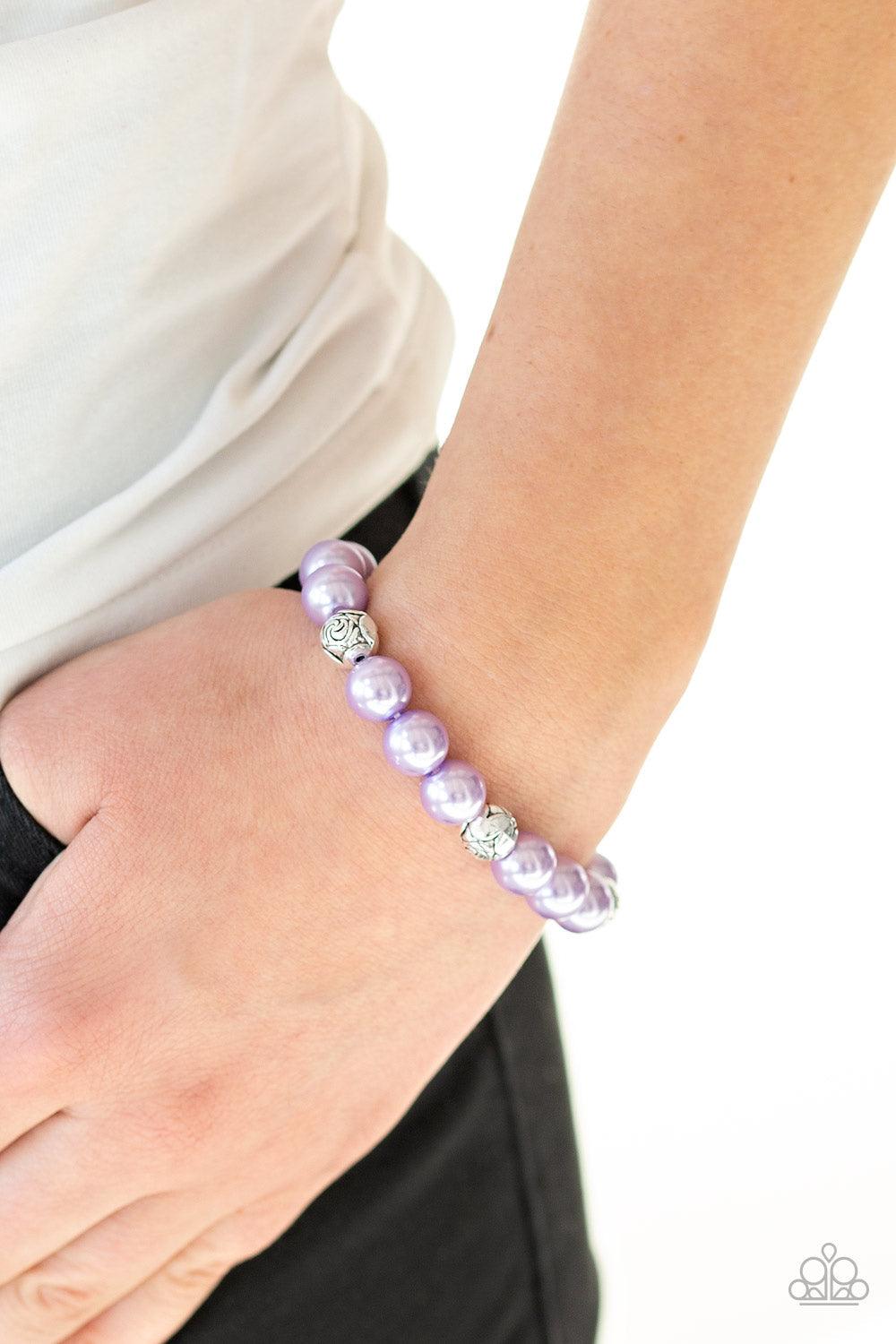 Paparazzi Accessories-Rosy Radiance - Purple Bracelets