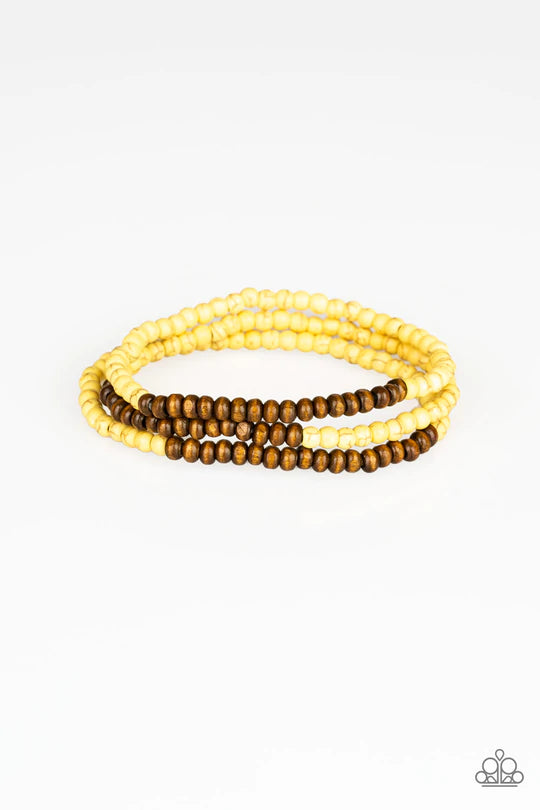 Woodland Wanderer Yellow Bracelets - Jewelry by Bretta
