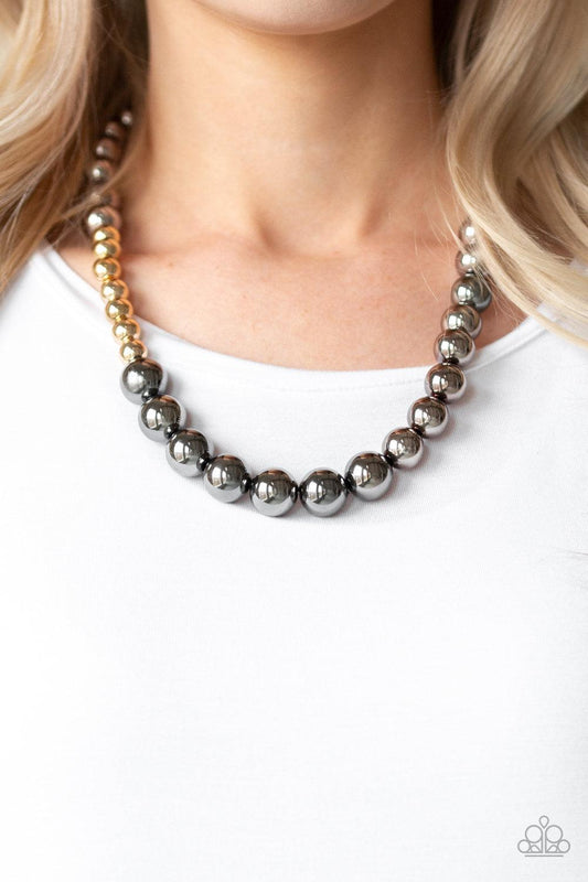 Power To The People Black Necklace - Jewelry by Bretta