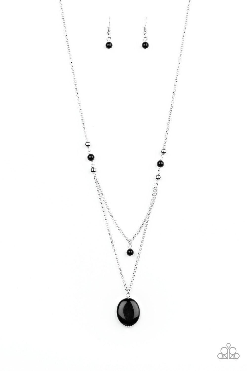 Paparazzi Accessories-Time To Hit The ROAM - Black Necklace