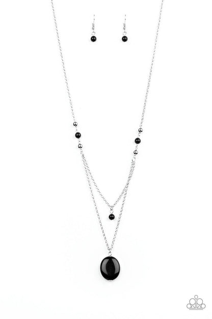 Paparazzi Accessories-Time To Hit The ROAM - Black Necklace