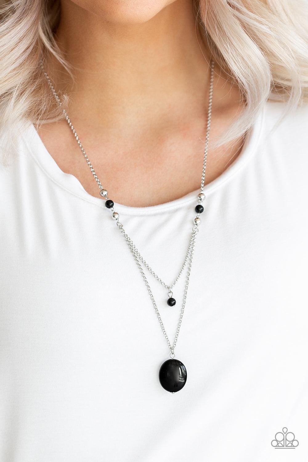 Paparazzi Accessories-Time To Hit The ROAM - Black Necklace