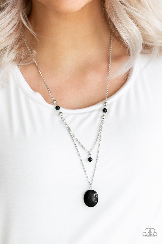 Paparazzi Accessories-Time To Hit The ROAM - Black Necklace