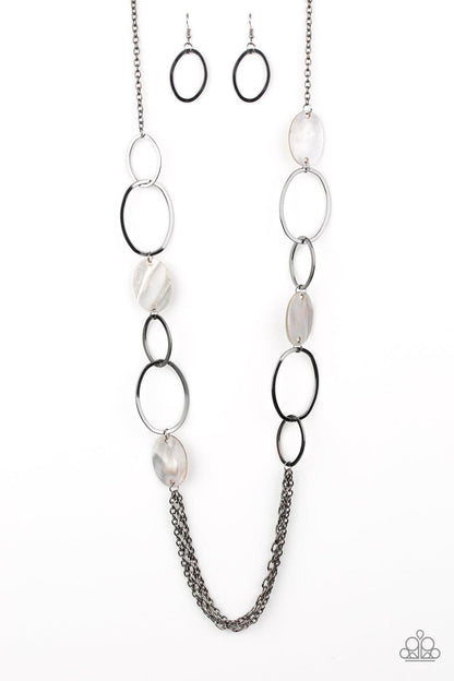 Paparazzi Accessories-Kaleidoscope Coasts - Black Necklace