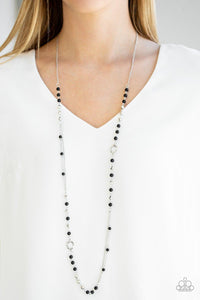 Really Refined Black Necklace - Jewelry by Bretta