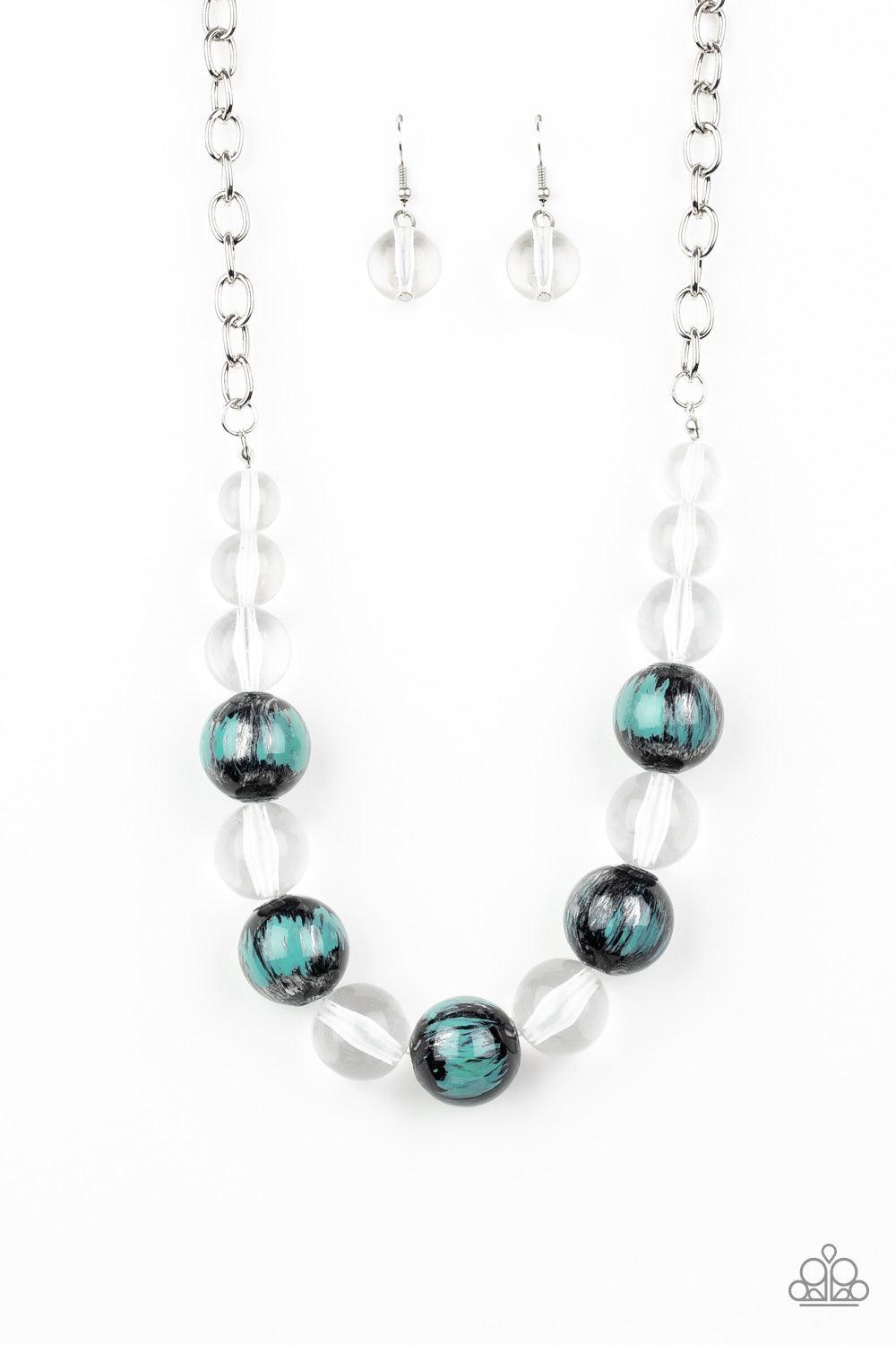 Paparazzi Accessories - Torrid Tide - Blue Necklace