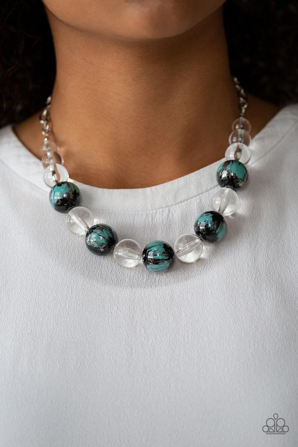 Paparazzi Accessories - Torrid Tide - Blue Necklace