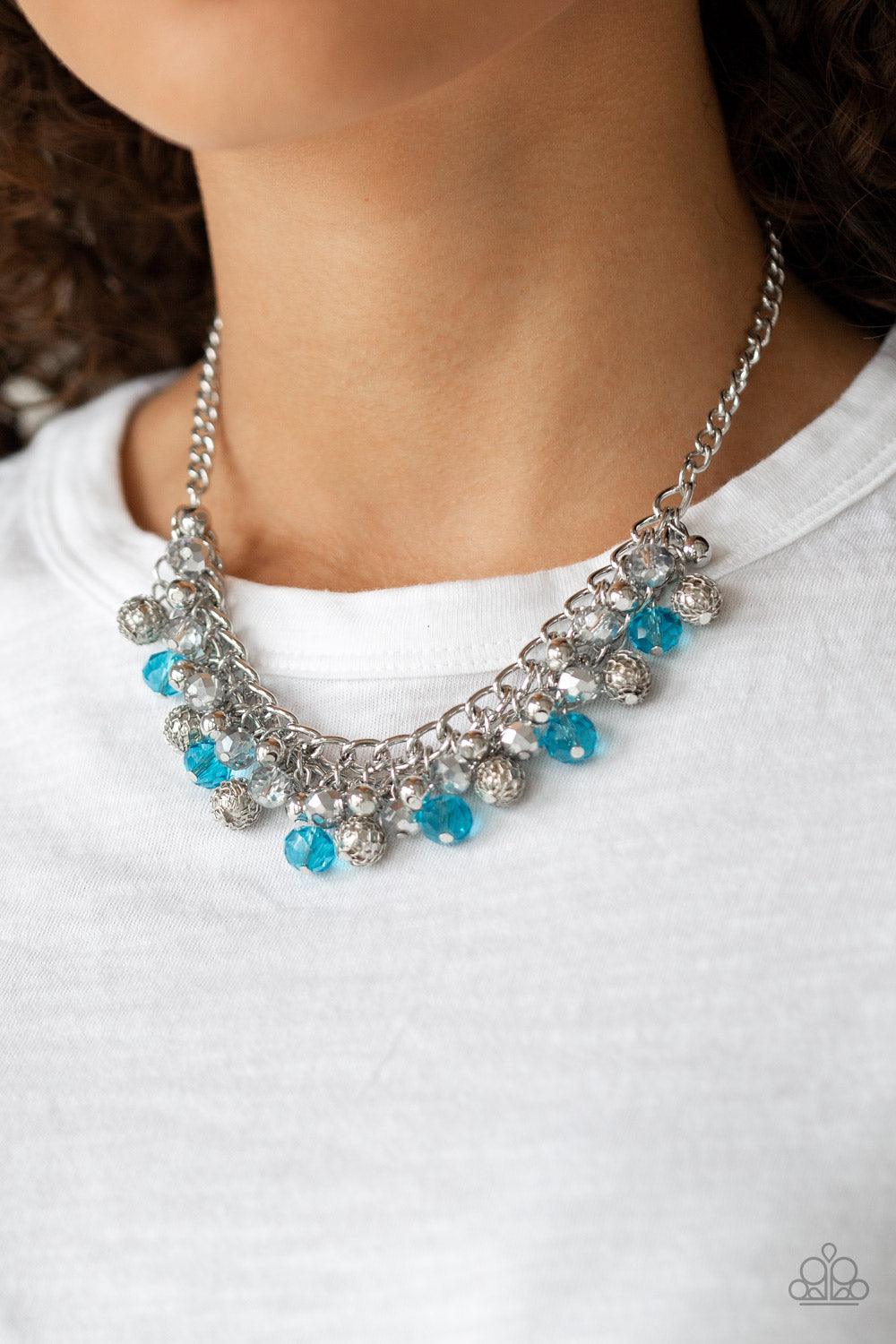 Party Spree - Blue Necklace - Jewelry by Bretta