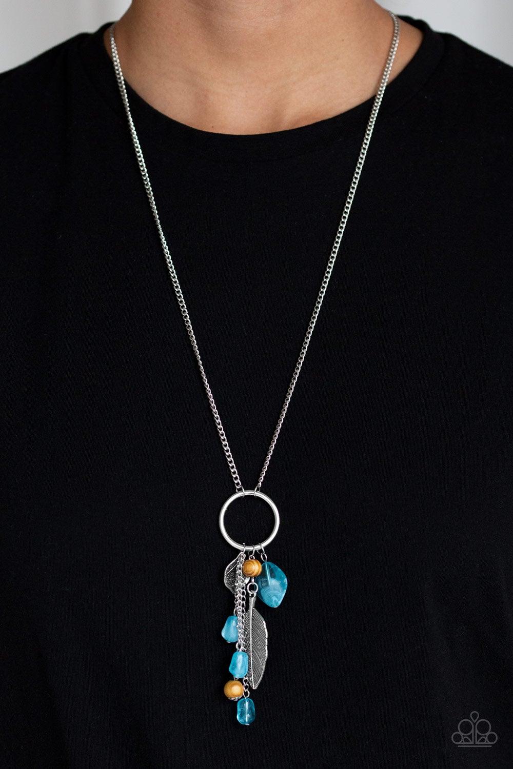 Paparazzi Accessories-Sky High Style - Blue Necklace