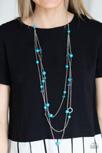 Paparazzi Accessories-Brilliant Bliss - Blue Necklace