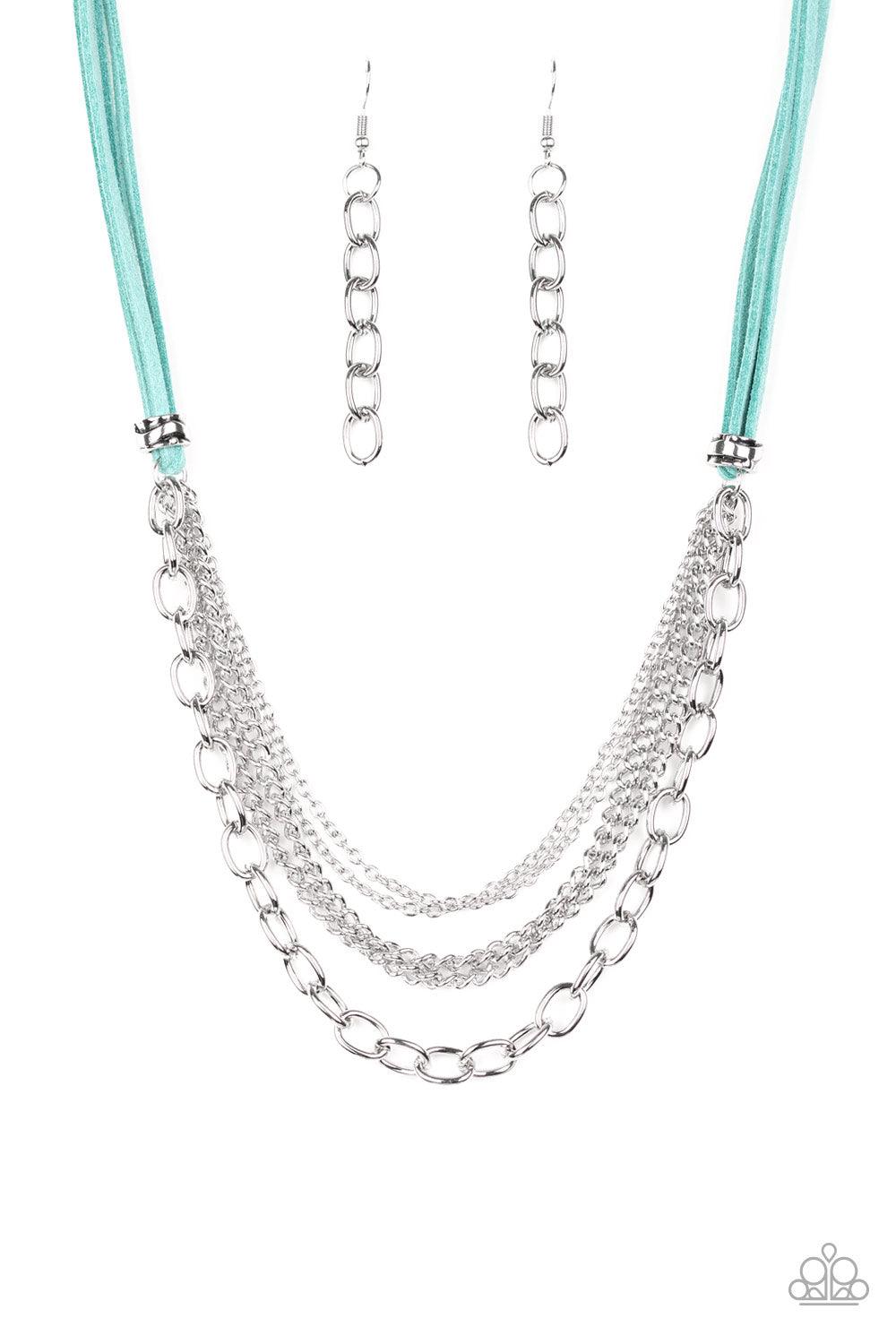 Paparazzi Accessories-Free Roamer - Blue Necklace