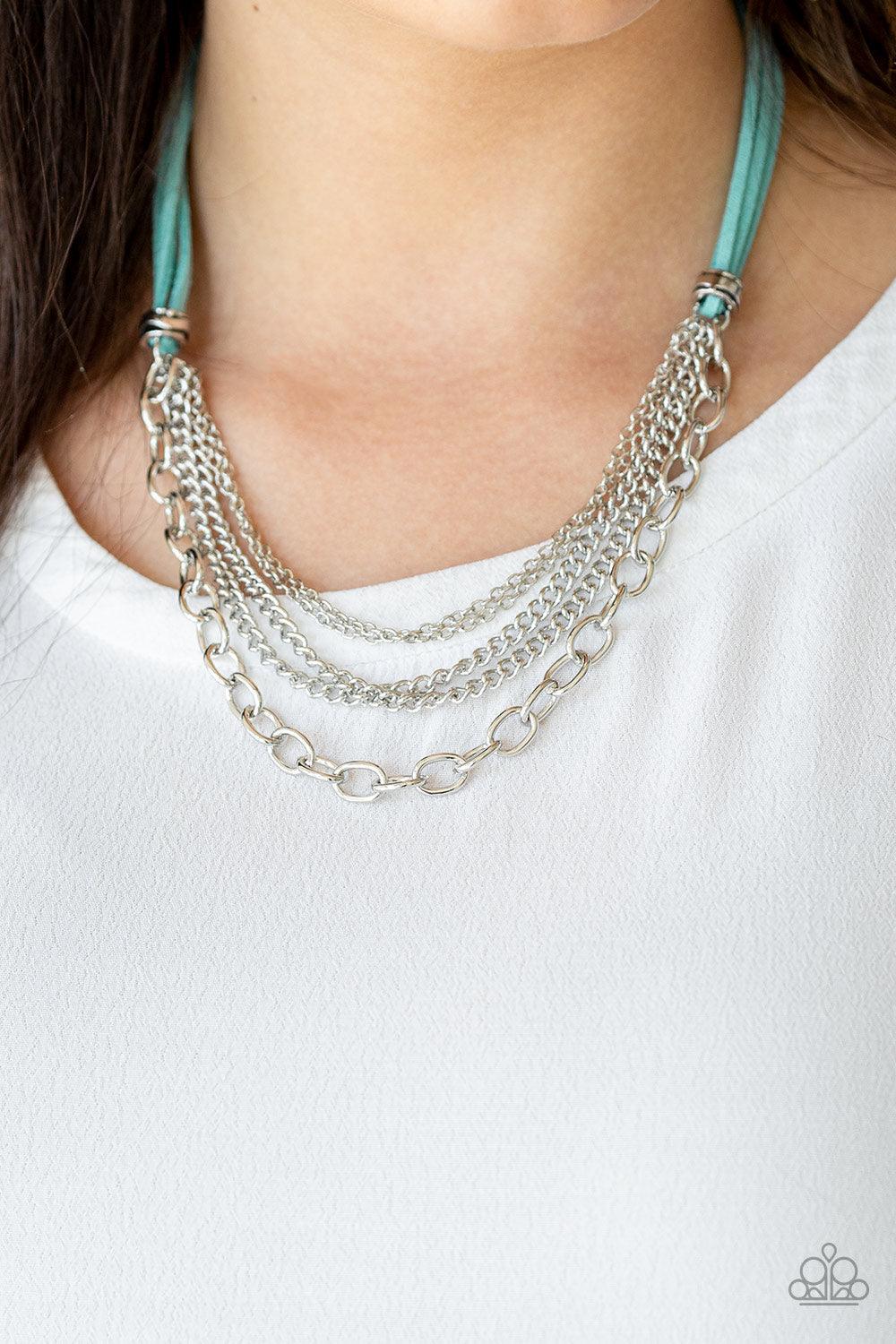 Paparazzi Accessories-Free Roamer - Blue Necklace