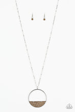 Paparazzi Accessories-Bet Your Bottom Dollar - Brown Necklace