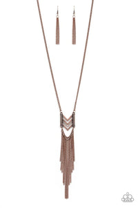 Point Taken Copper Necklace - Jewelry by Bretta