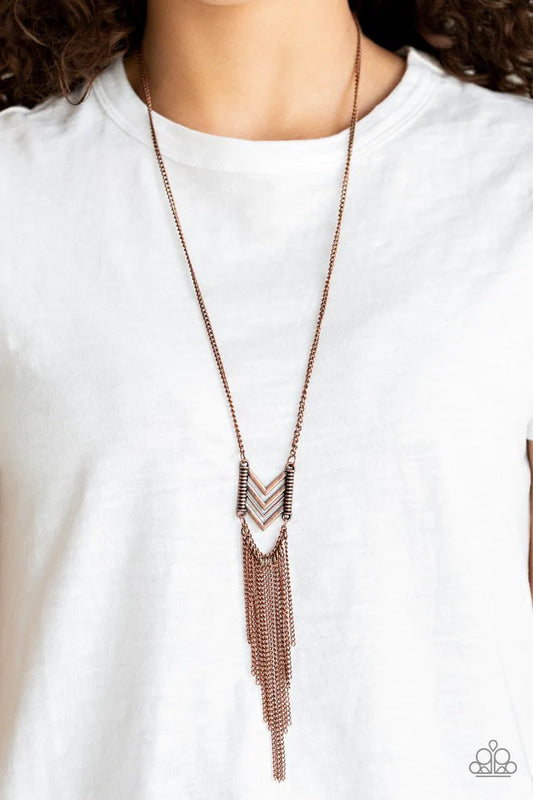 Point Taken Copper Necklace - Jewelry by Bretta