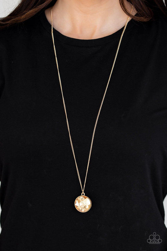 Paparazzi Accessories-Dauntless Diva - Gold Necklace