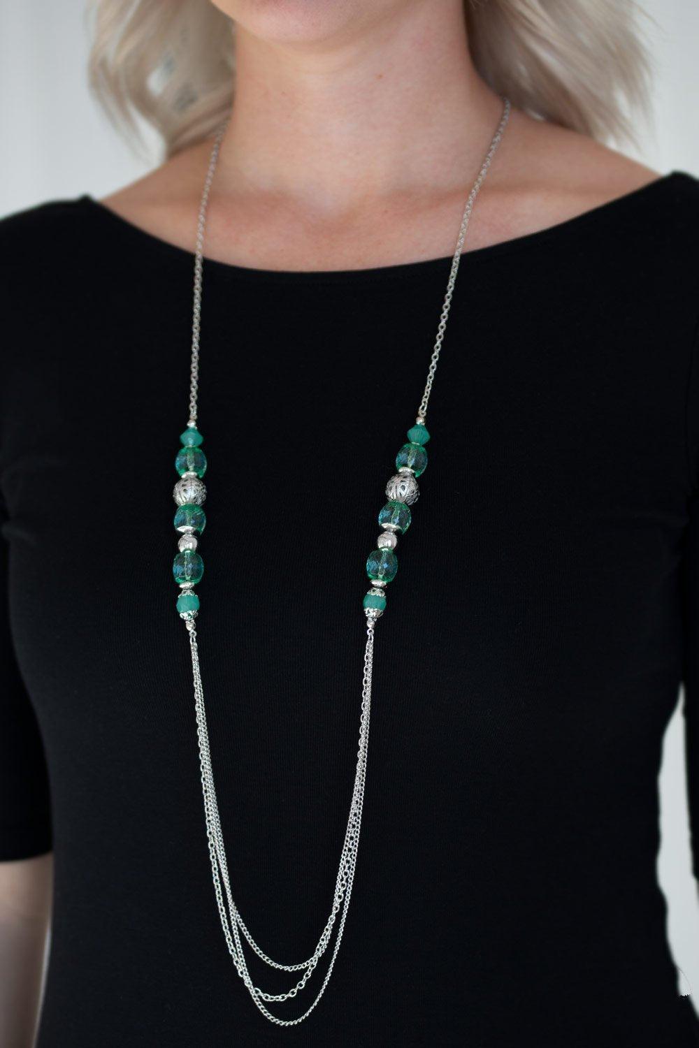 Molten Mogul Green Bracelet - Jewelry by Bretta