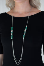 Paparazzi Accessories-Native New Yorker - Green Necklace