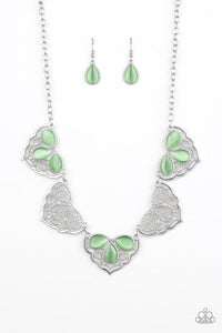 Paparazzi Accessories-East Coast Essence - Green Necklace