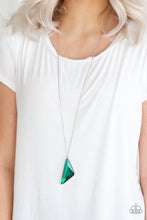 Paparazzi Accessories-Ultra Sharp - Green Necklace